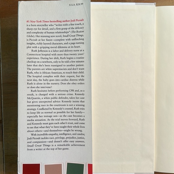 Small Great Things by Jodi Picoult hard cover, good used condition - Picture 4 of 6